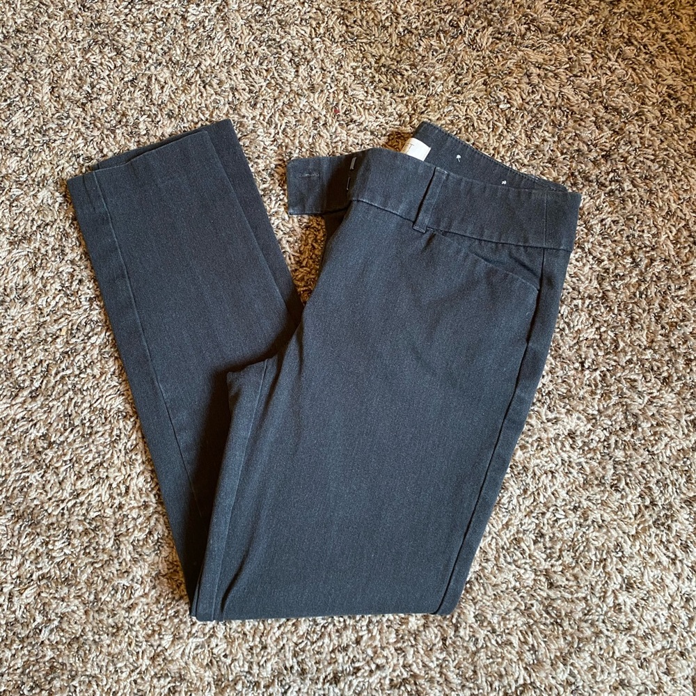 Loft grey ankle pant size 4